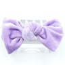Velvet Knot Bow: Lilac