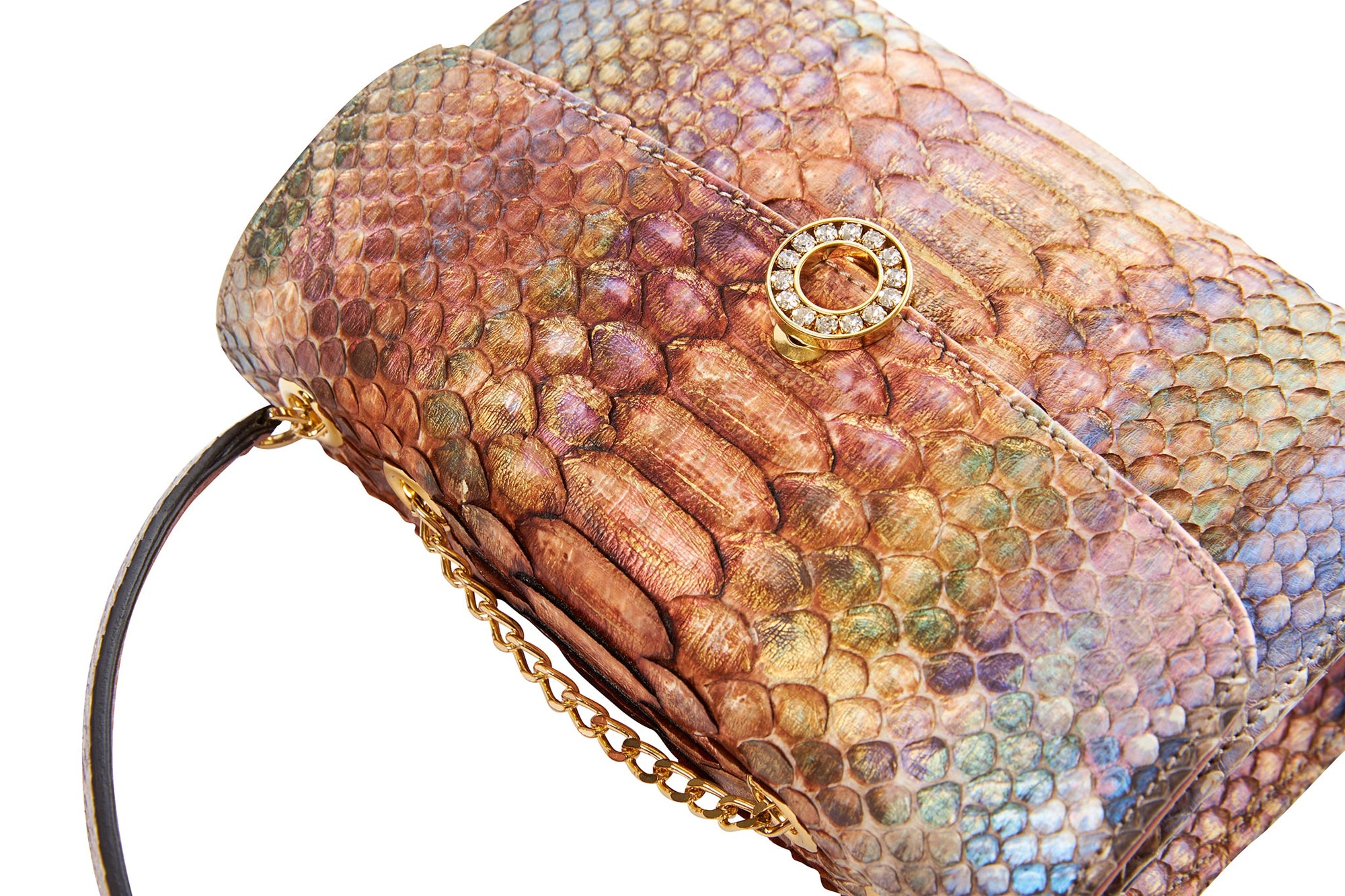 Allysa Payne Iridescent Python Day To Night Bag