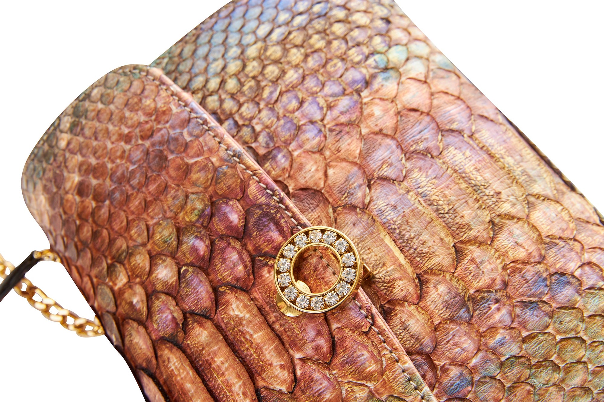 Allysa Payne Iridescent Python Day To Night Bag