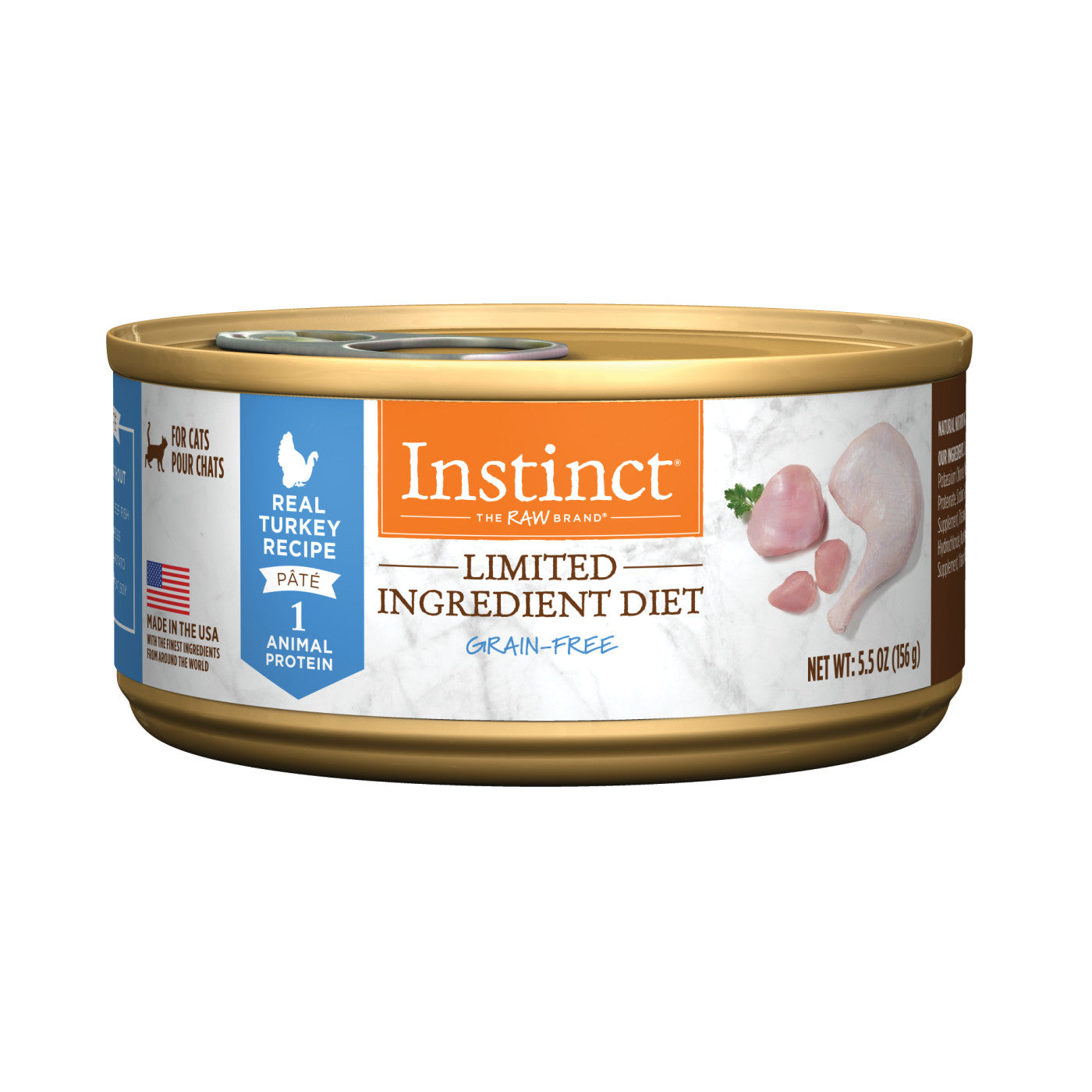 Instinct Limited Ingredient All Life Stages Turkey Wet Cat Food (5.5oz)