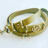 Leather Dog Lead - Champagne