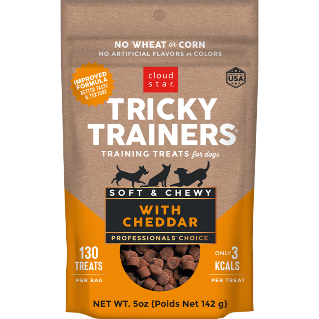 Tricky Trainers Soft and Chewy Cheddar Dog Treats