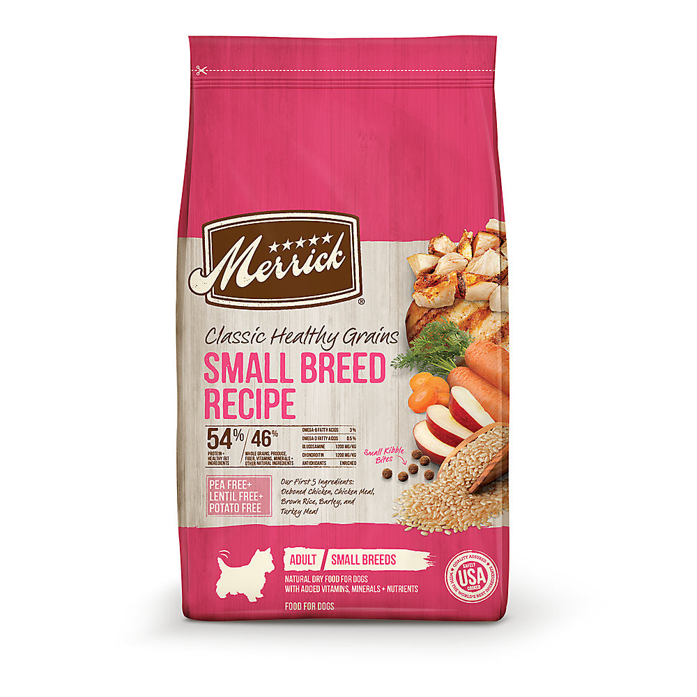 Merrick Small Breed Real Chicken & Brown Rice Recipe Dry Dog Food (12lb)