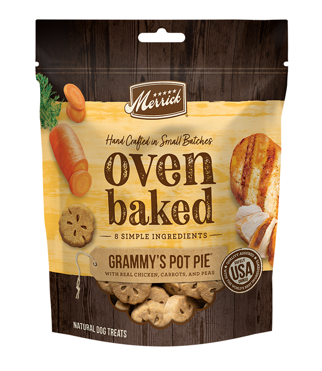Merrick Oven Baked Chicken Grammy Pot Pie Dog treats (11oz)