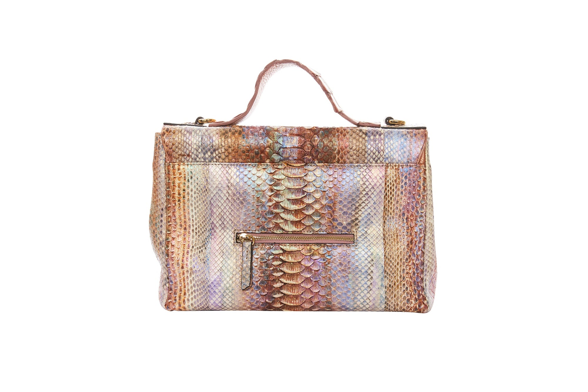 Allysa Payne Iridescent Python & Business/Travel Bag