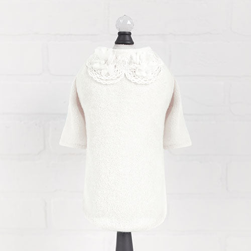 Hello Doggie Sweet Magnolia Cream Dog Sweater
