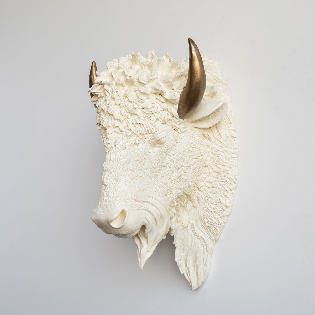 Faux Bison Sculpture