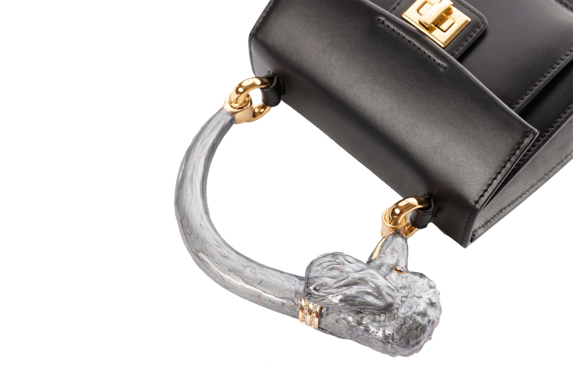 Allysa Payne The Malibu Poodle Handle Handbag