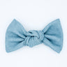 Corduroy Bow: Powder Blue