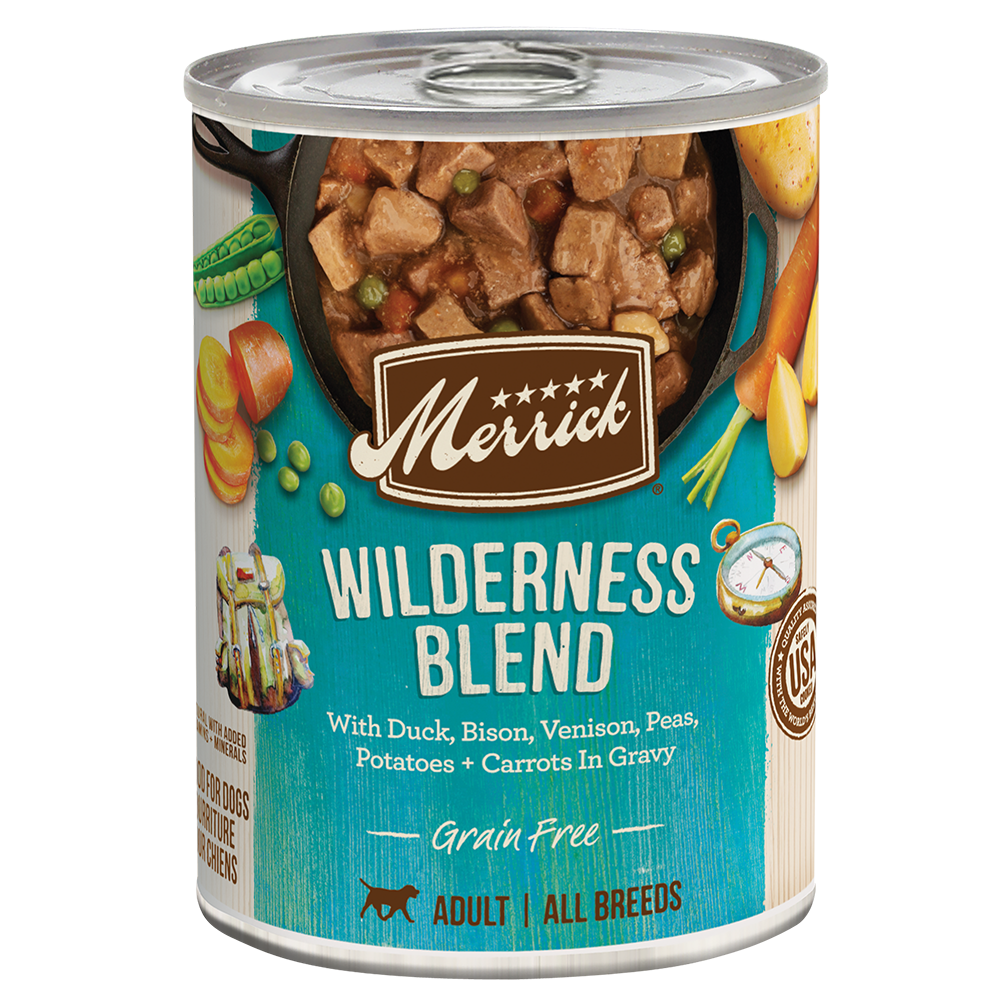 Merrick Grain Free Wilderness Blend Wet Dog Food (12.7oz)
