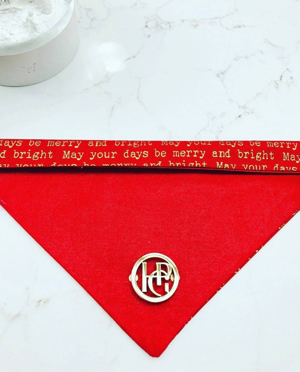The Scarlet Shimmer Scarf