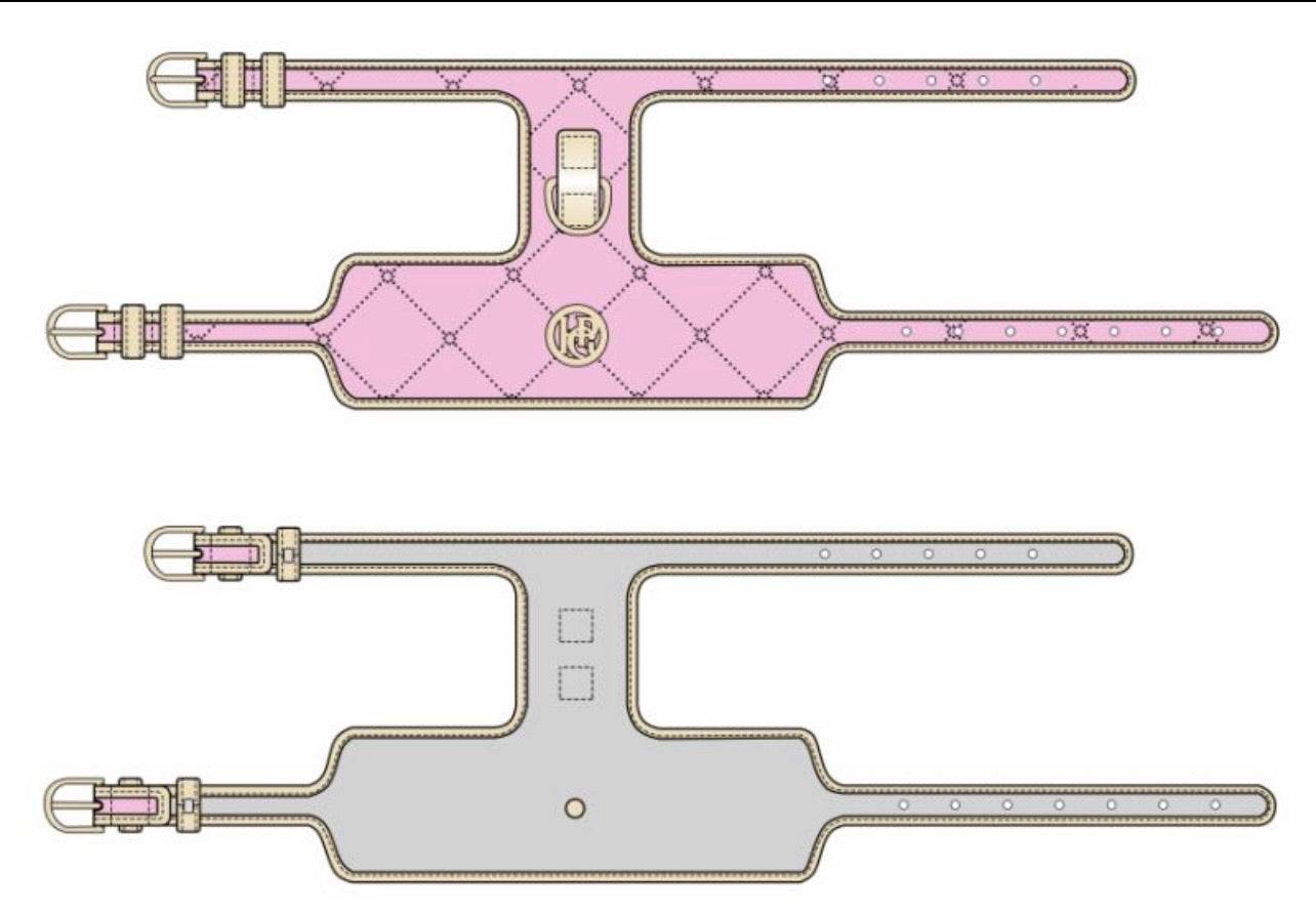 The Peony Dog Harness