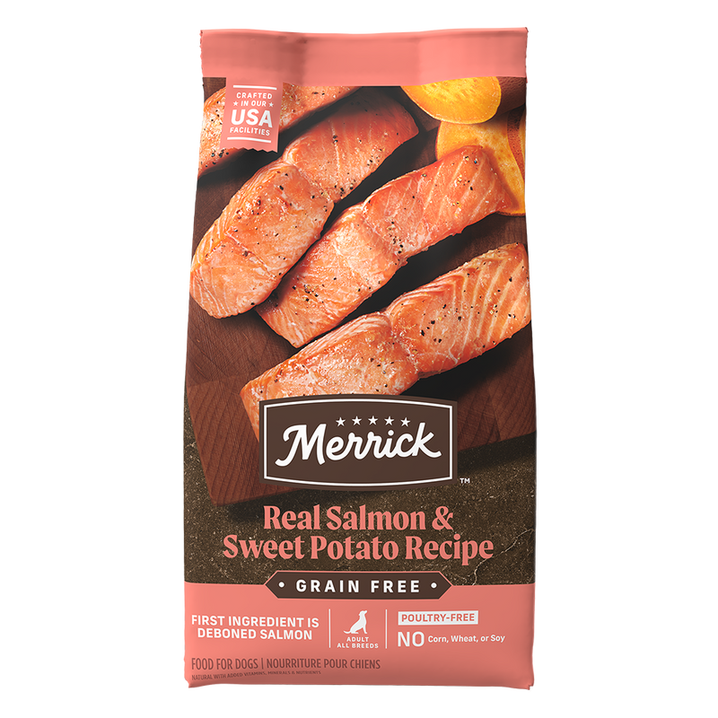 Merrick Grain Free Adult Salmon and Sweet Potato Dog Dry Food