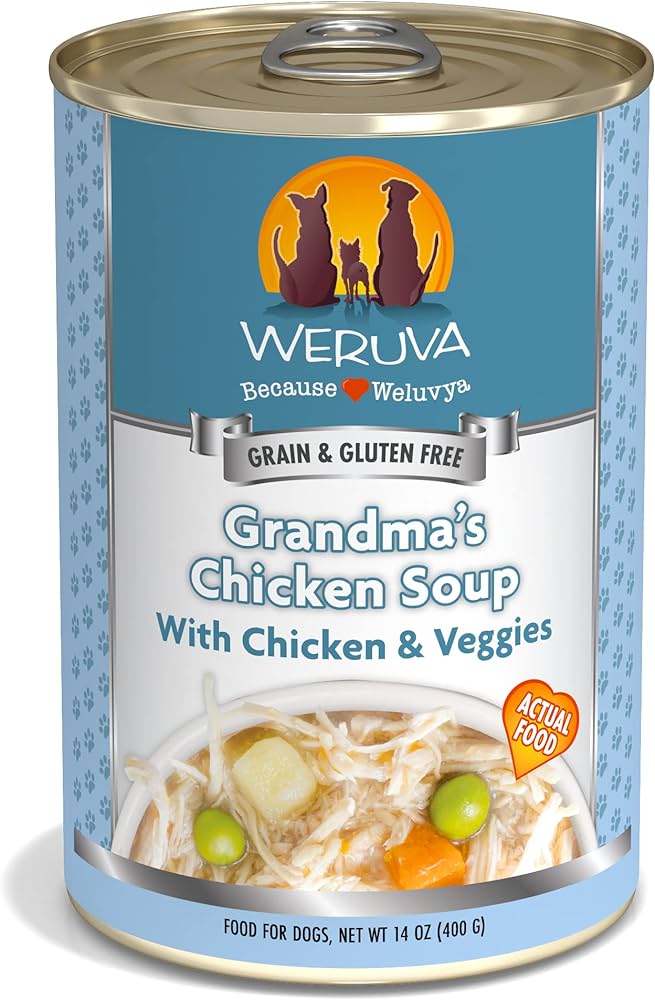 Weruva Grandmas Chicken Soup Wet Dog Food (14oz)