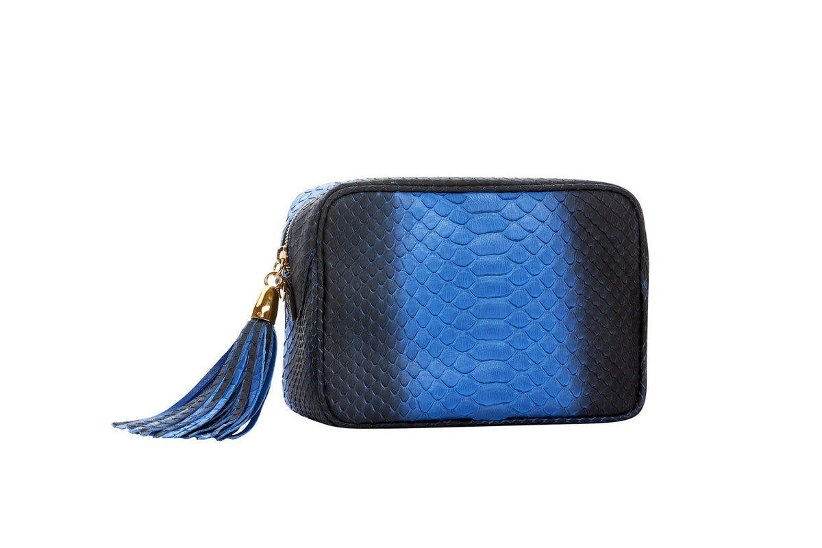 Allysa Payne Python Clutch Bag