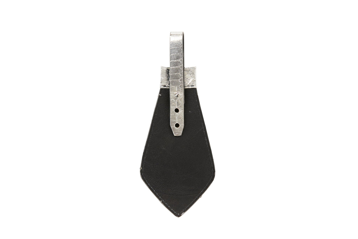 Allysa Payne Silver Viper Snake Tie