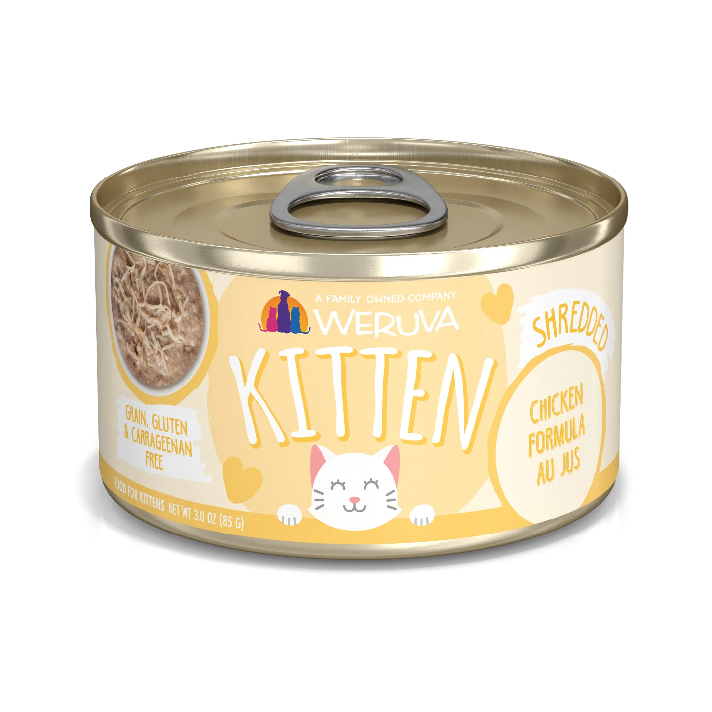 Weruva Kitten Chicken Au Jus Wet Cat Food (3oz)