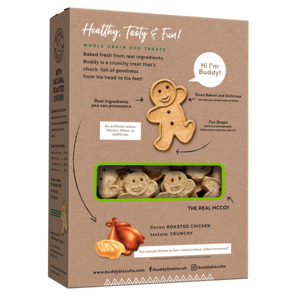 Buddy Biscuits Crunchy Chicken Dog Treats - HT Animal Supply