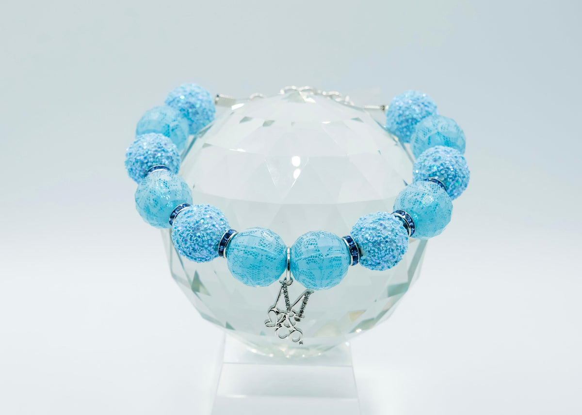 Necklace: Blue Lace