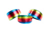 Pride Collection. Rainbow Snake 3" Wide Style Collar Set Of 3