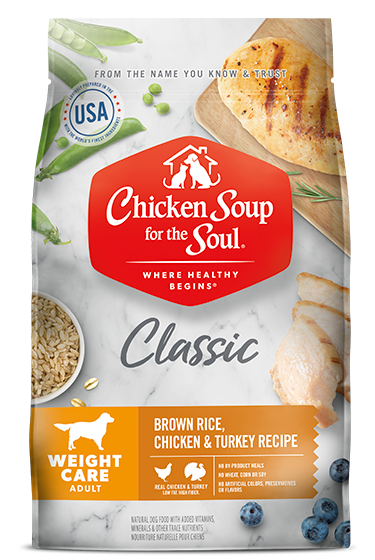 Chicken Soup Adult Brown Rice, Chicken and Turkey Weight Care Dog Food