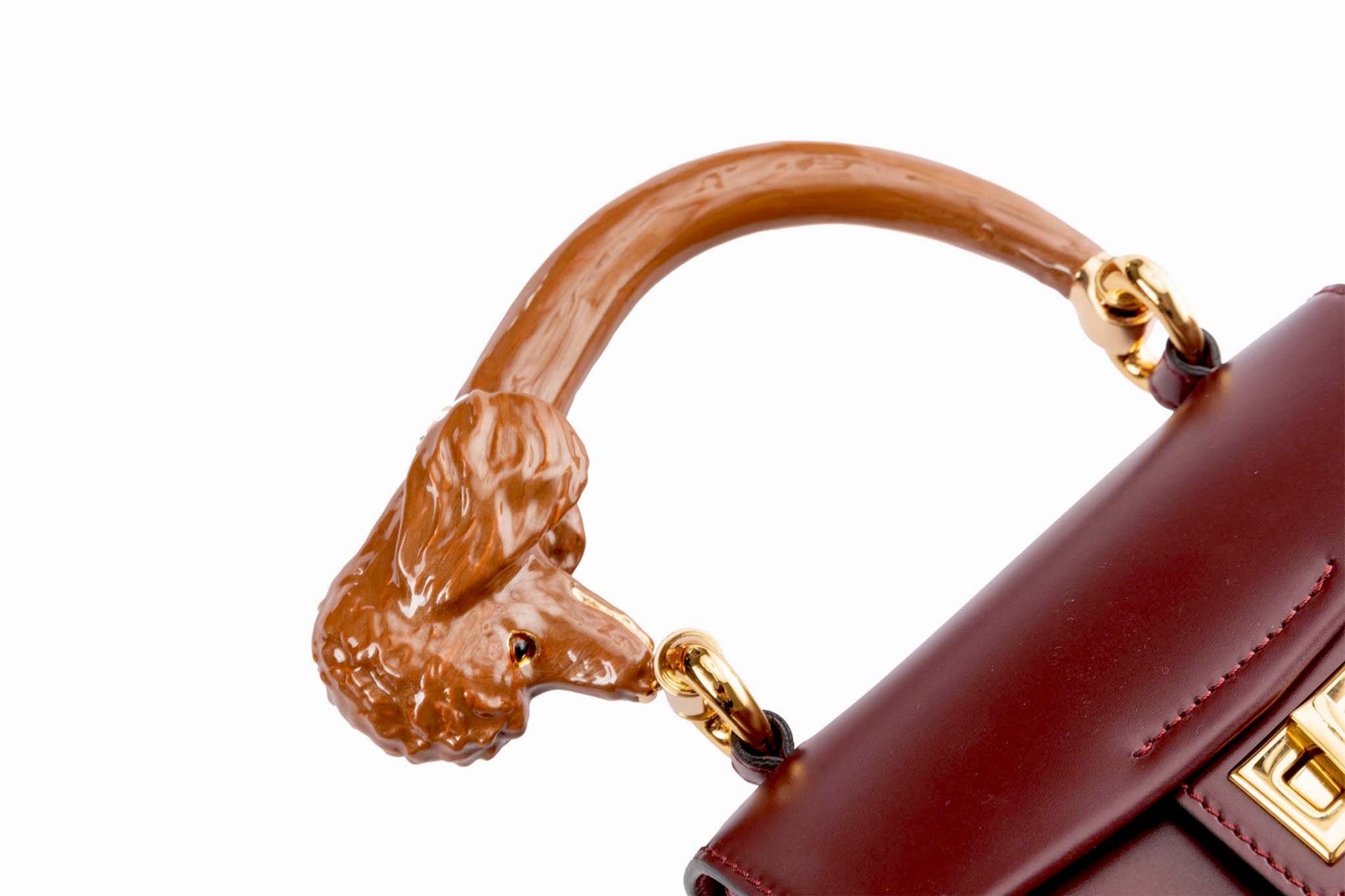 Allysa Payne The Melrose Poodle Handle Handbag