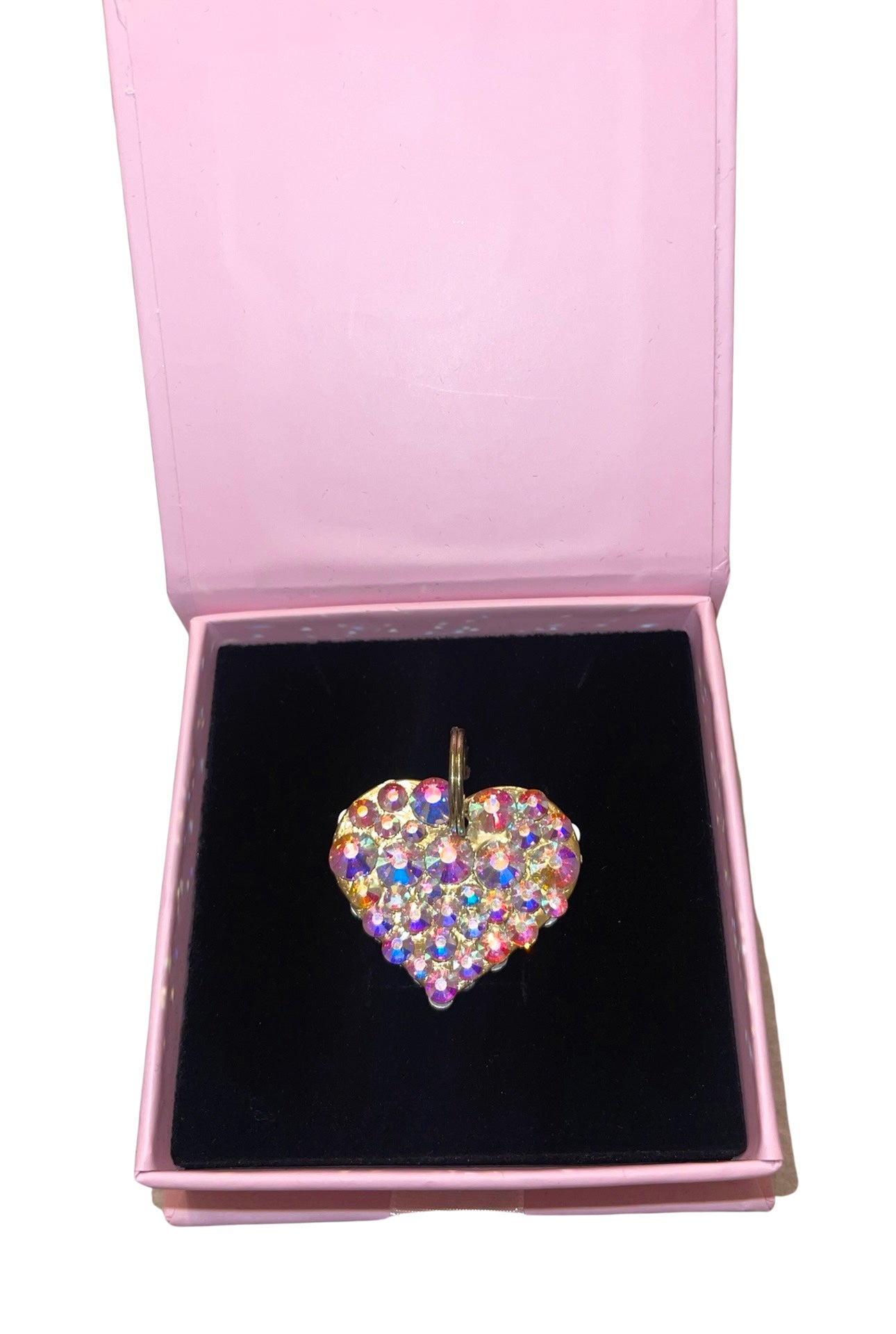 Flat Swarovski Crystal Charm