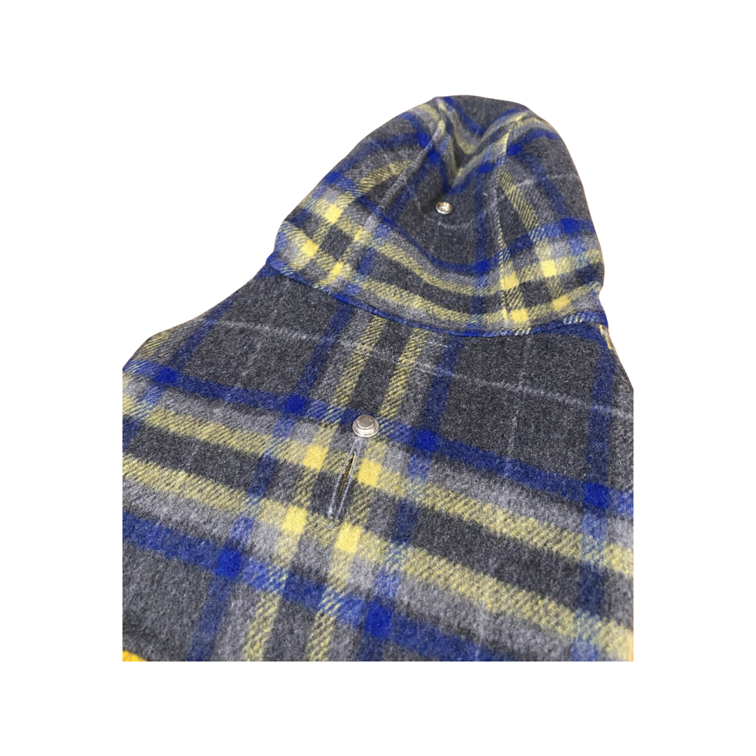 BESPOKE PAWS Erin Double face, Down Puffer Hoodie - Wool Recycled Lightweight Warm Coats
