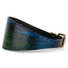Blue, Green, Black, Yellow Snake 3” Wide Style Collar