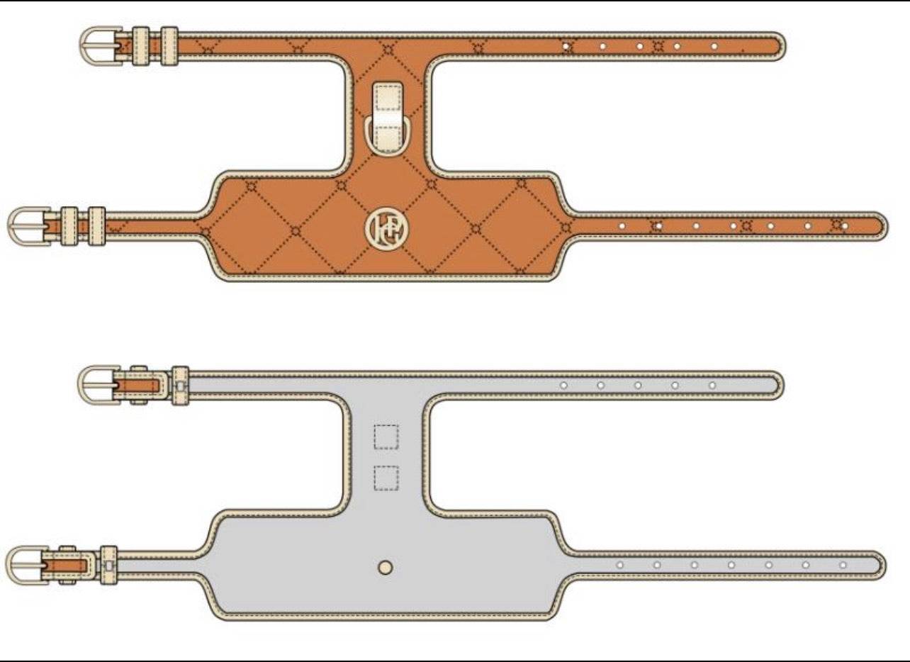 The Cinnamon Dog Harness