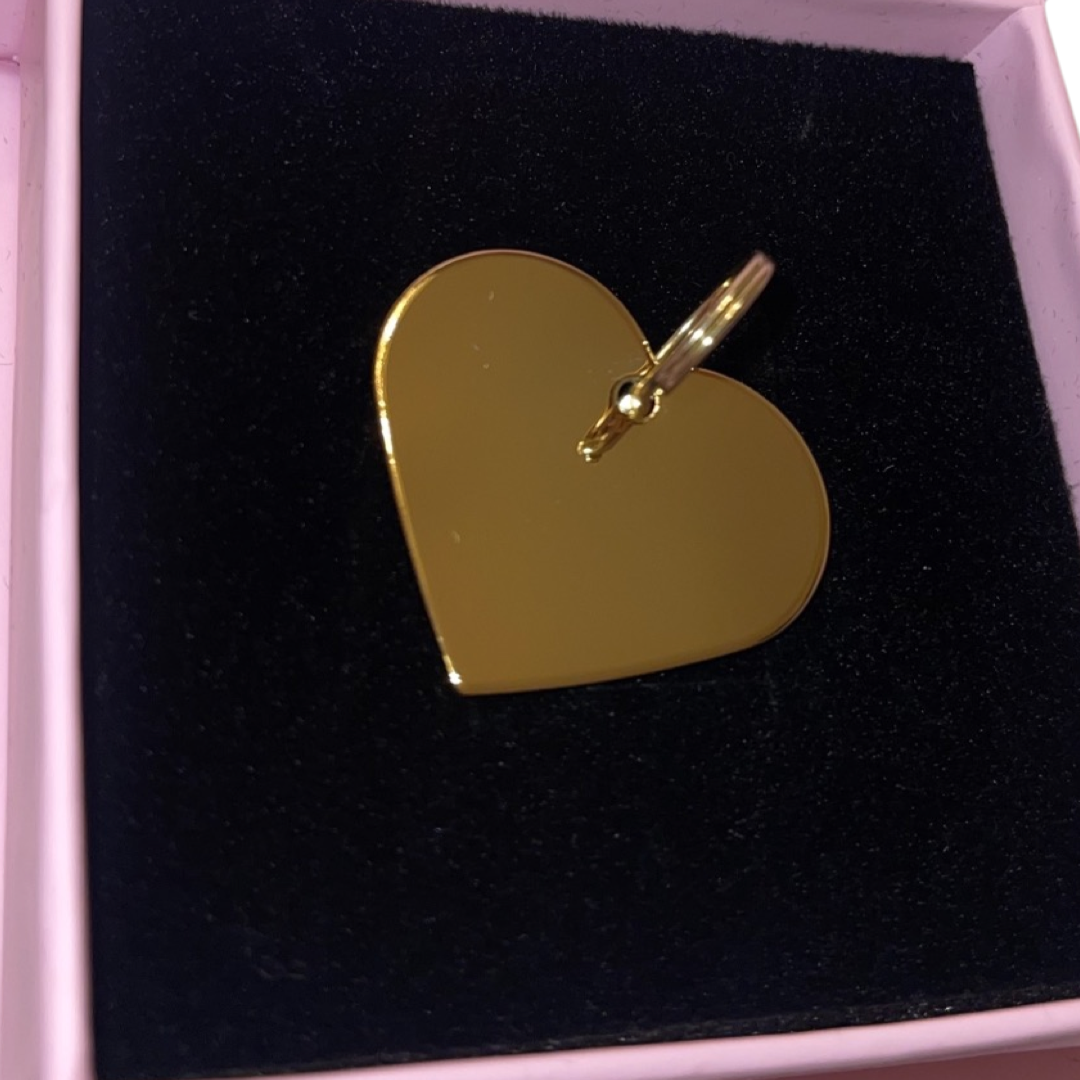 Allysa Payne Heart Charm For Custom Engraving