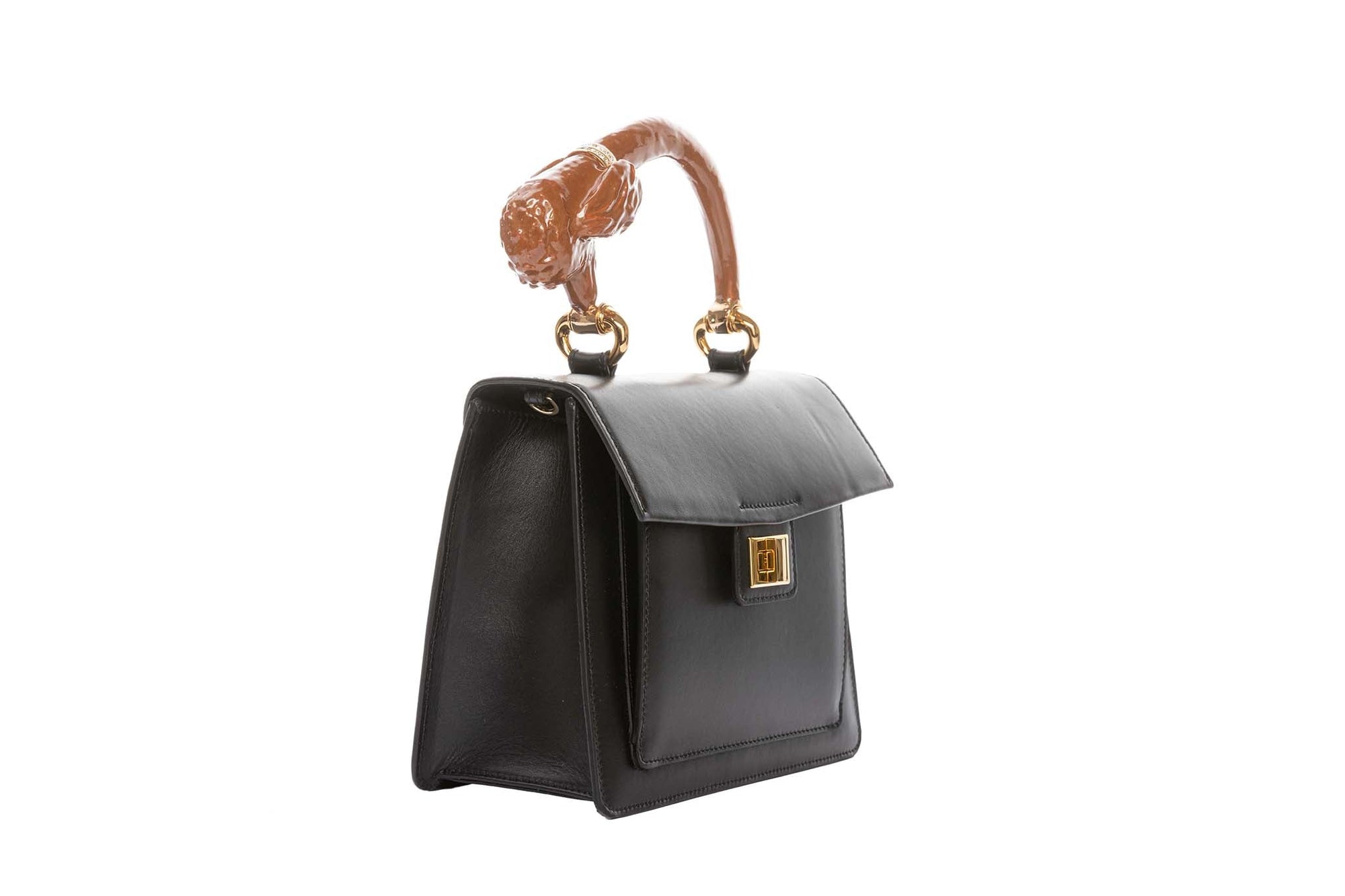 Allysa Payne The Bront Poodle Handle Handbag