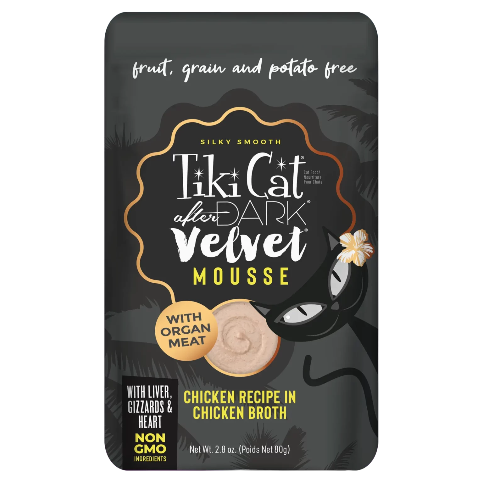 Tikicat Adult After Dark Velvet Mousse Chicken (2.8oz)