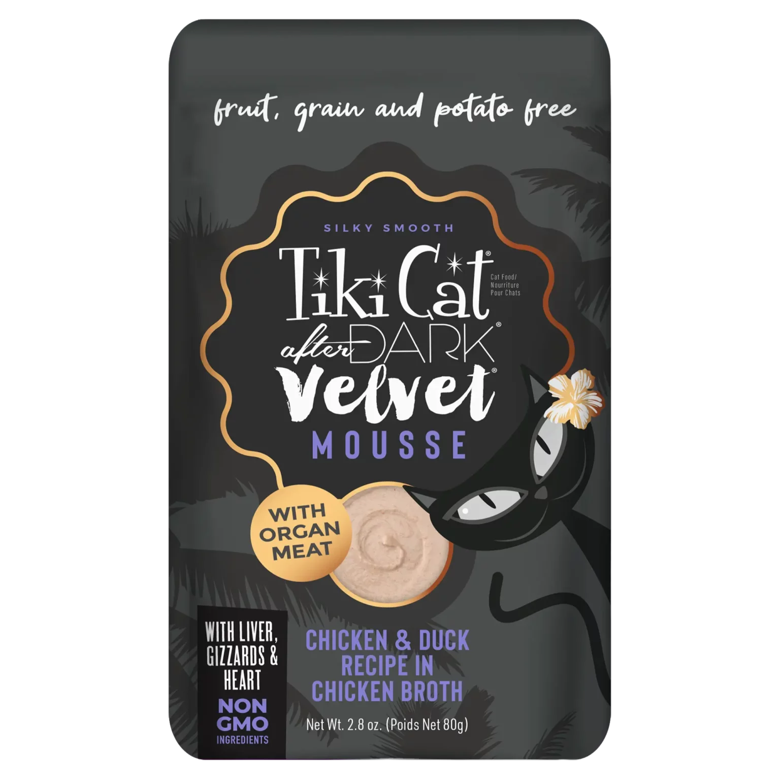 Tikicat Adult After Dark Velvet Mousse Chicken and Duck (2.8oz)