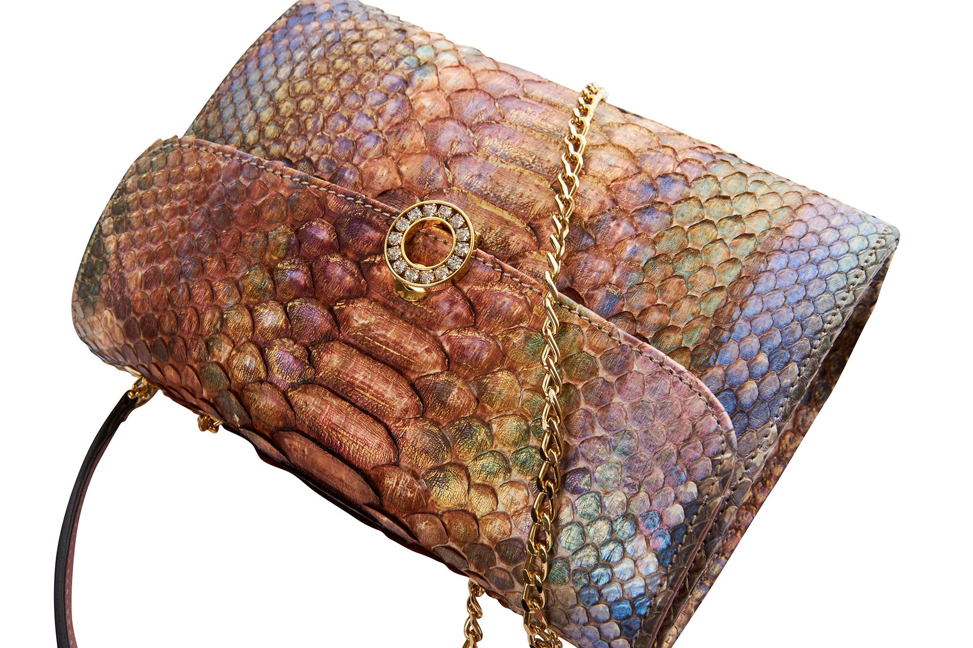 Allysa Payne Iridescent Python Day To Night Bag