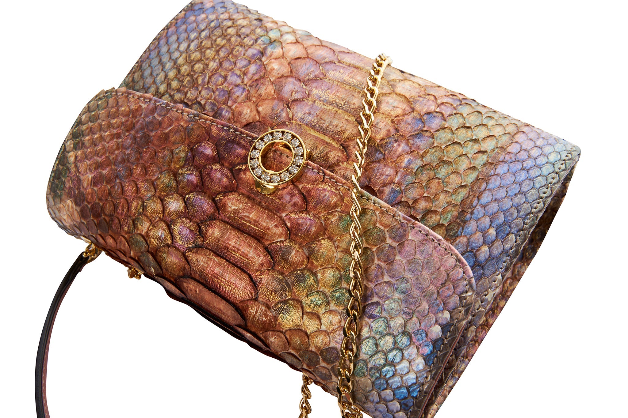 Allysa Payne Iridescent Python Day To Night Bag