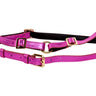 Pink Foil Italian Leather Harness