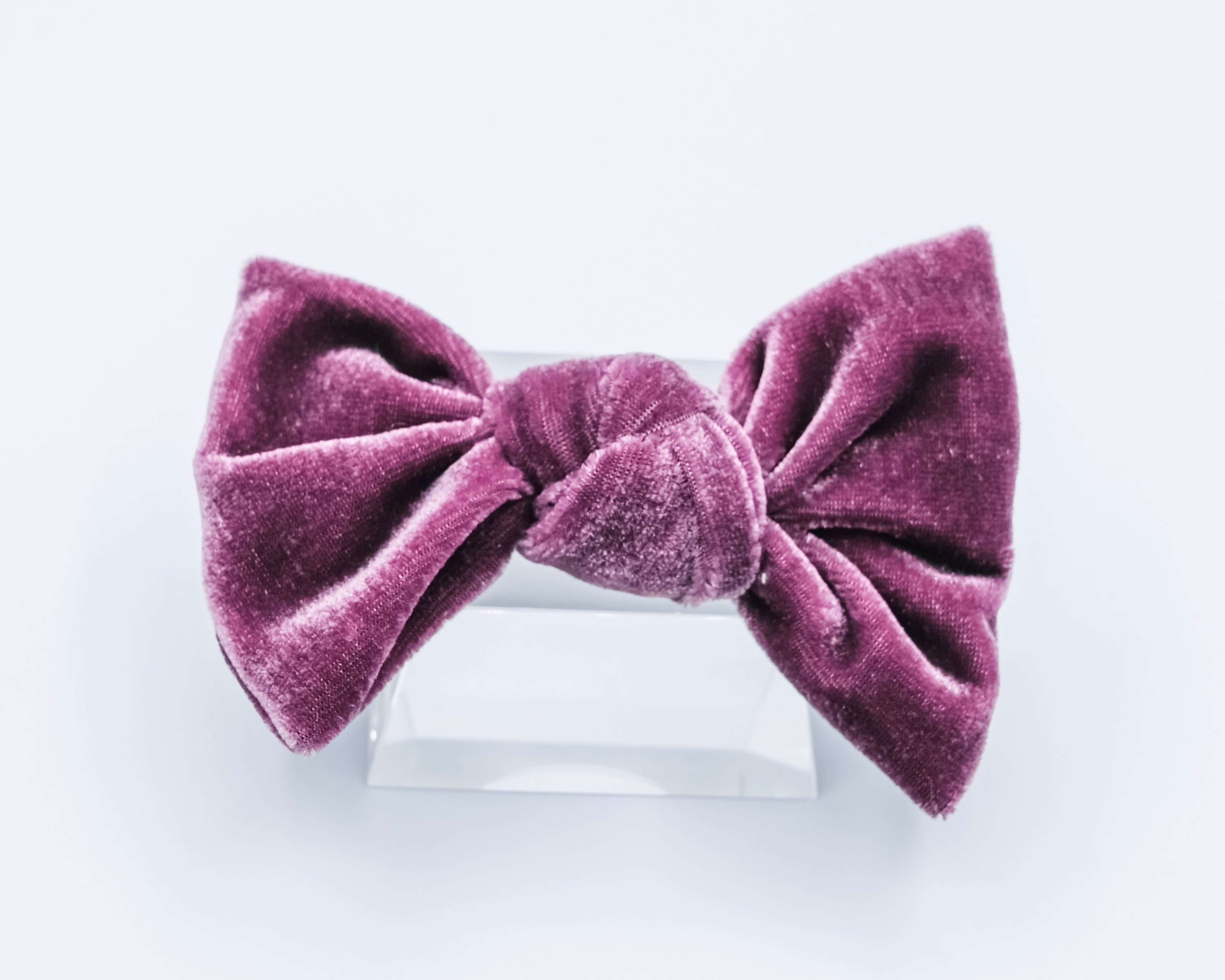 Velvet Knot Bow: Amethyst