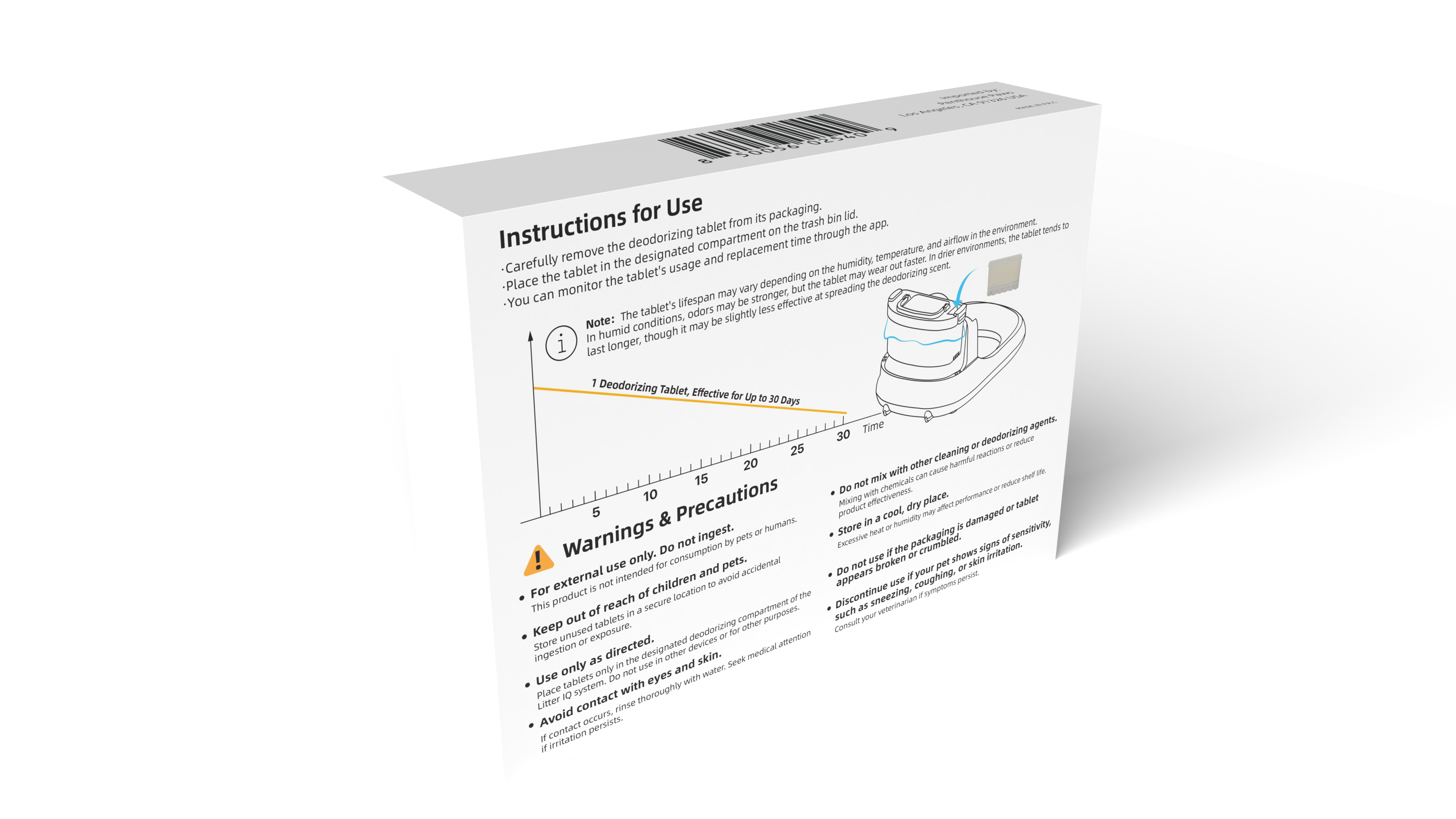 Litter IQ® Deodorizer Tablets – 6 Pack