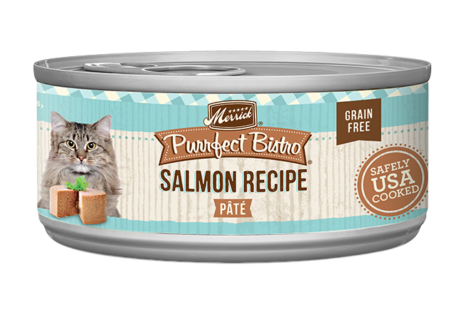 Merrick Purrfect Bistro Grain Free Adult Salmon Pate Cat Food (3oz)
