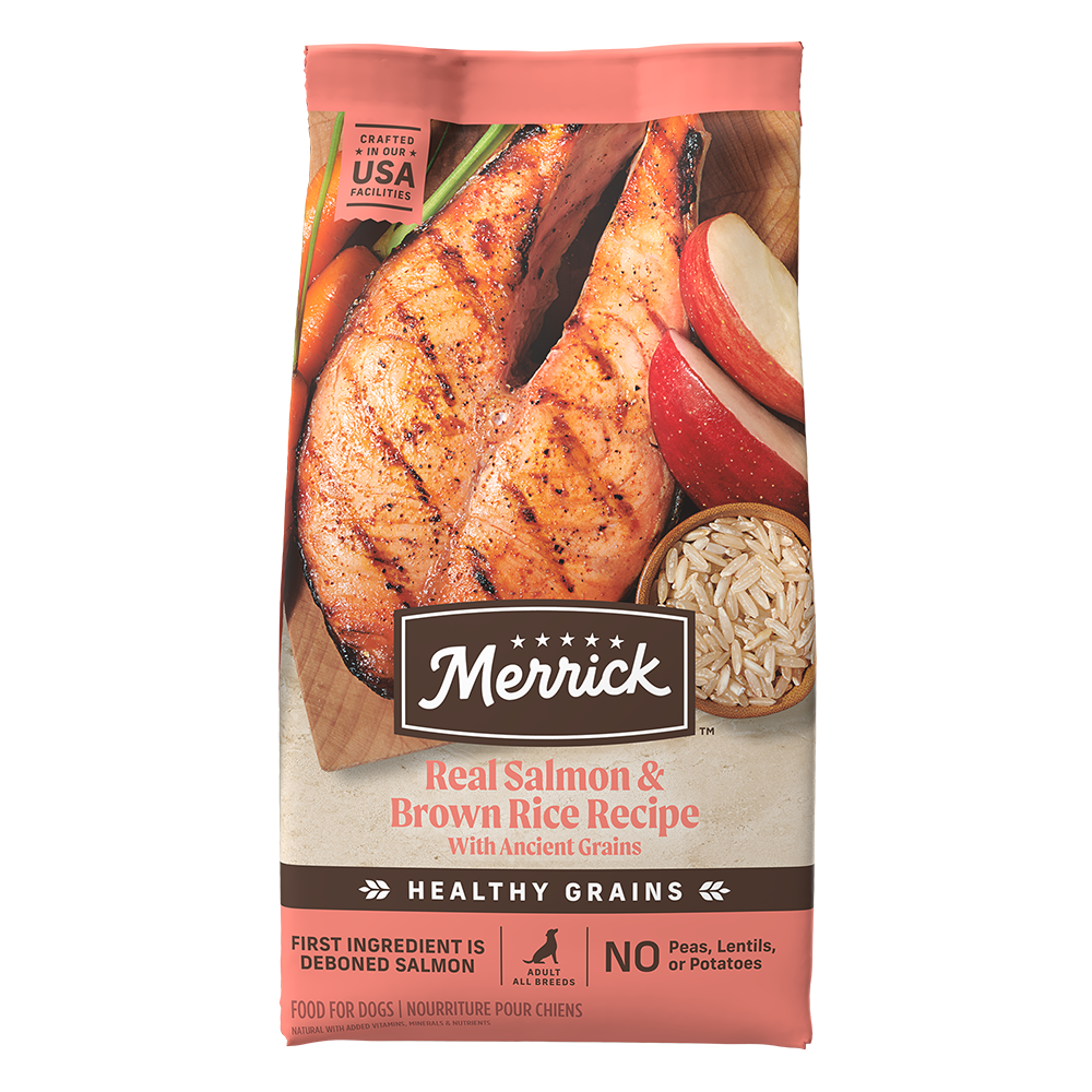 Merrick Classic Healthy Grains Salmon and Brown Rice Dry Dog Food