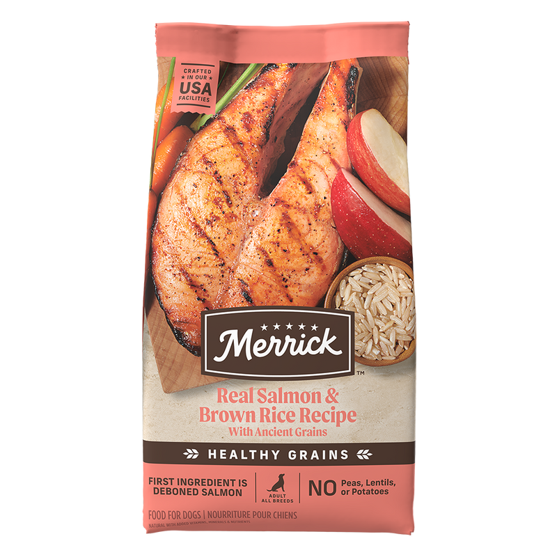 Merrick Classic Healthy Grains Salmon and Brown Rice Dry Dog Food
