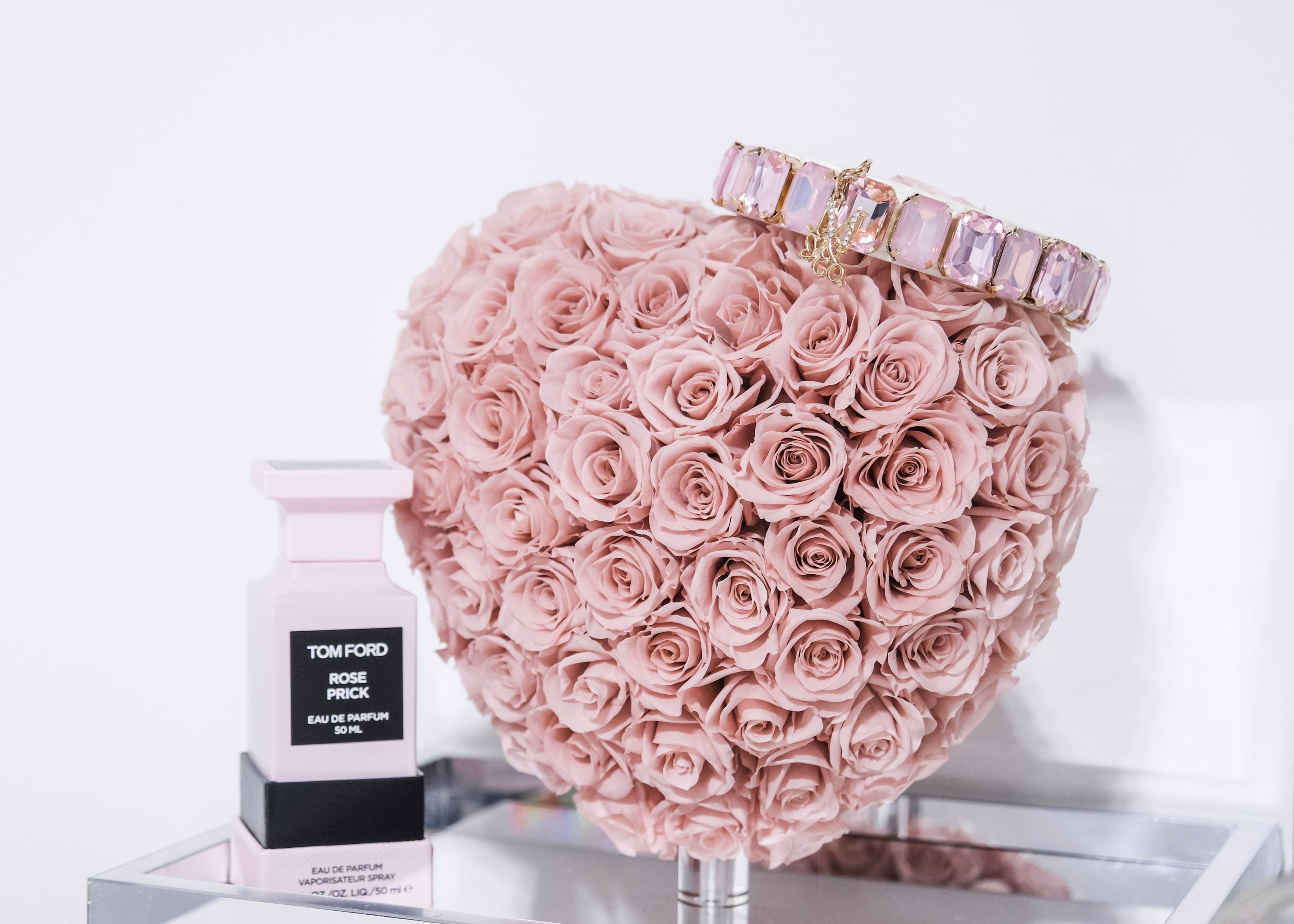 Gem Necklace: Rose