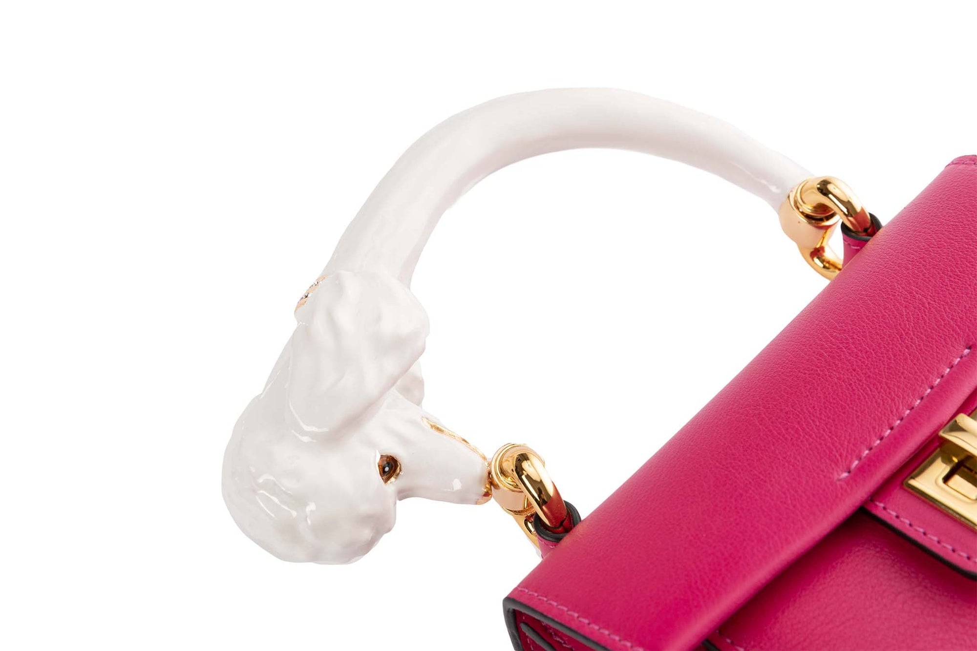 Allysa Payne The Beverly Poodle Handle Handbag