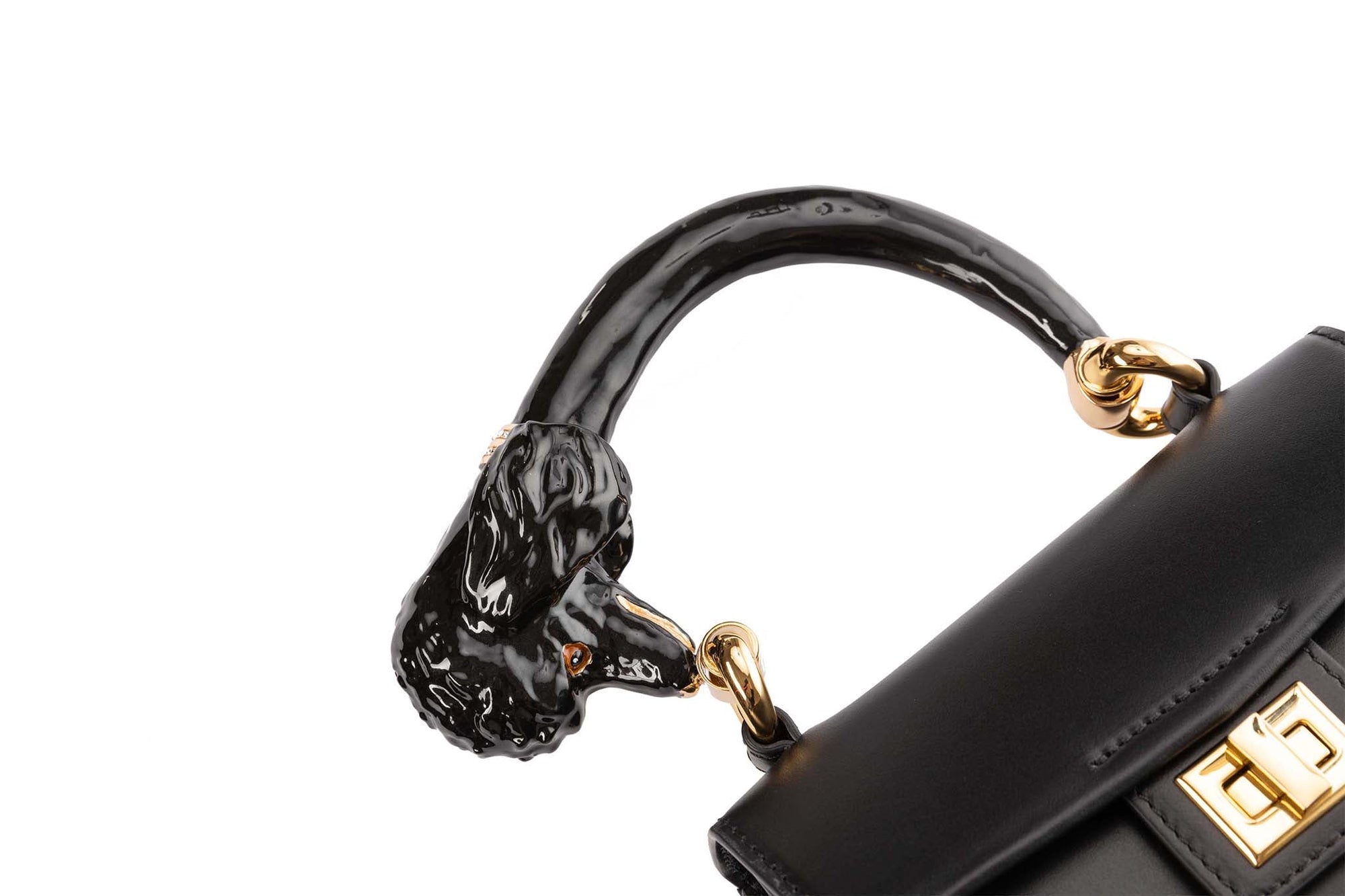 Allysa Payne The Gracie Poodle Handle Handbag
