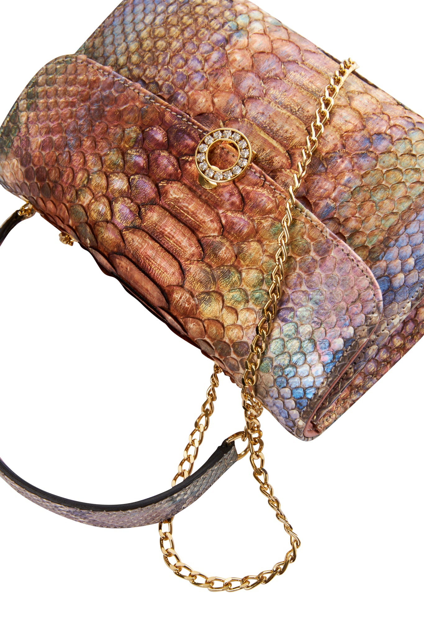 Allysa Payne Iridescent Python Day To Night Bag