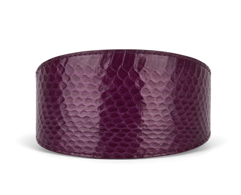 Eggplant Purple Snake 3" Wide Style