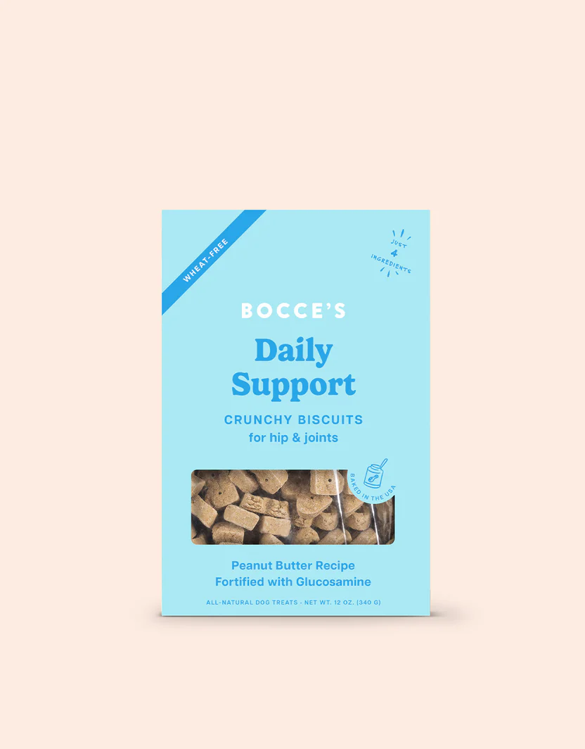 Bocces Hip and Joint Peanut Butter Dog Biscuits (14oz)