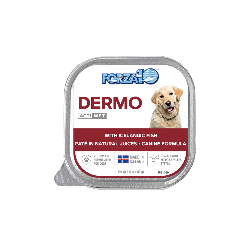 FORZA10 Adult Dermo Icelandic Fish Actiwet Dog Food (3.5oz)