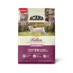 Acana Kitten Grain Free Chicken, Turkey and Salmon Cat Food (4lb)